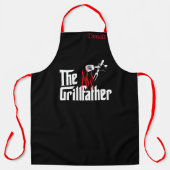 Personalisiert Funny Koch Grill Father Mens Schürze (Vorderseite)