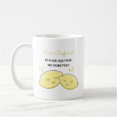 Personalisiert Funny Lemon Kaffeetasse (Links)