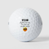 Personalisiert Funny Love Golf Balls Golfball (Vorderseite)