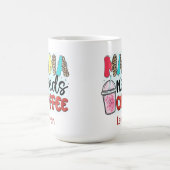 Personalisiert Funny Mama braucht Kaffee-Tasse Kaffeetasse (Mittel)