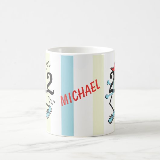 PERSONALISIERT Funny Marathon 26.2 © Geschenk für  Kaffeetasse (Mittel)