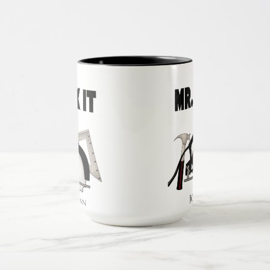 Personalisiert Funny Mr Fix It Tasse (Zentrum)