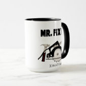 Personalisiert Funny Mr Fix It Tasse (VorderseiteRechts)