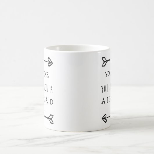 Personalisiert Funny Mug - Airhead Kaffeetasse (Mittel)