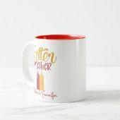 Personalisiert Funny Mustard Ketchup Couple Zweifarbige Tasse (Vorderseite Links)