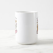 Personalisiert Funny Niedlich Halloween Book Lover Kaffeetasse (Mittel)