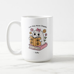 Personalisiert Funny Niedlich Halloween Book Lover Kaffeetasse