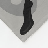 PERSONALISIERT FUNNY NINJA CHEESE FLEECE BLANKET (Ecke)