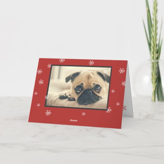 Personalisiert Funny Pet Foto Weihnachten (Rückseite)