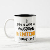 Personalisiert Funny Phantastisch Dispatcher Zweifarbige Tasse (Links)