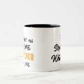 Personalisiert Funny Phantastisch Dispatcher Zweifarbige Tasse (Mittel)