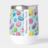 Personalisiert Funny Pills Pharmacy Wine Tumbler (Links)