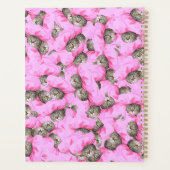 Personalisiert Funny Pink Cat Planer (Rückseite)