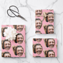 Personalisiert Funny Pink Custom Face Foto Girl