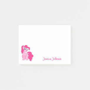 Personalisiert Funny Pink Unicorn Pony Notizblock