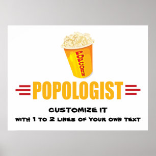 Personalisiert Funny Popcorn Poster