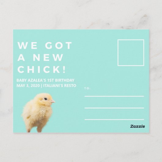 Personalisiert - Funny Postkarte (Rückseite)