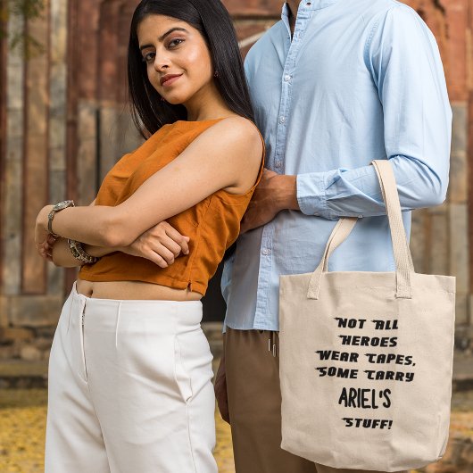 Personalisiert Funny Quirky Statement Couple Tragetasche