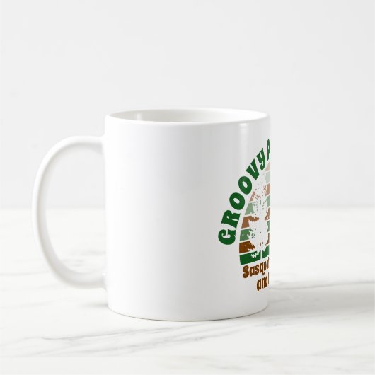 Personalisiert Funny Sasquatch Sanctuary Kaffeetasse (Links)