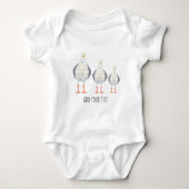 Personalisiert Funny Seagull Baby Strampler (Vorderseite)