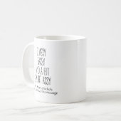 Personalisiert Funny Spaß Trendy Classic Tasse, 11 Kaffeetasse (Vorderseite Links)