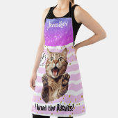 Personalisiert Funny Tabby Cat Schürze (InSitu)