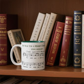 Personalisiert Funny "Wir wünschen dir ein frohes  Zweifarbige Tasse