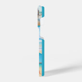 Personalisiert für den Textnamen in der Fotocollag iPhone Hülle (Linke Seite)