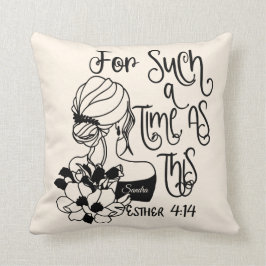 Personalisiert für eine solche Zeit Christlich Kissen