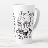 Personalisiert für eine solche Zeit Christlich Milchtasse (Rechte Ecke)