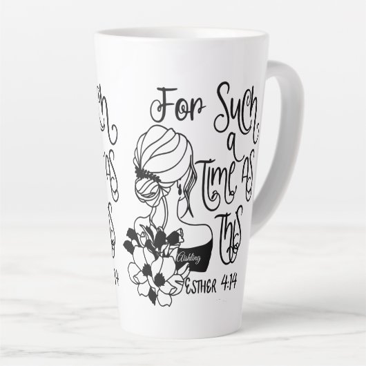 Personalisiert für eine solche Zeit Christlich Milchtasse (Rechte Ecke)