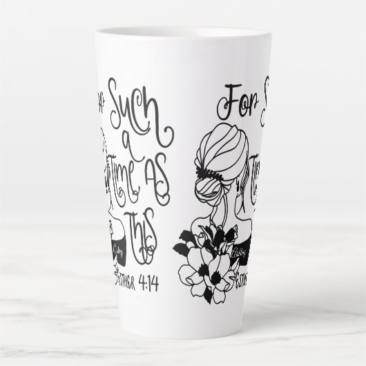 Personalisiert für eine solche Zeit Christlich Milchtasse (Vorderseite)