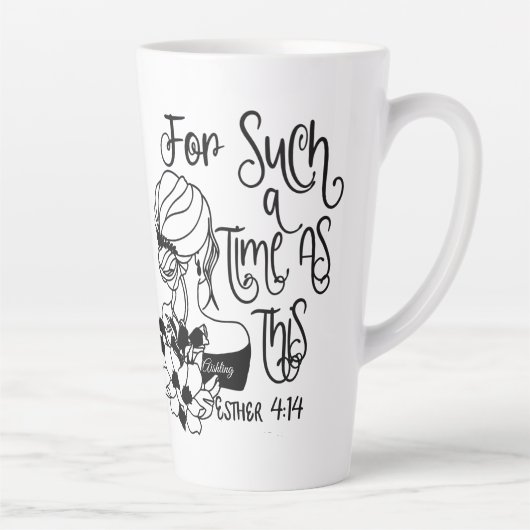 Personalisiert für eine solche Zeit Christlich Milchtasse (Rechts)