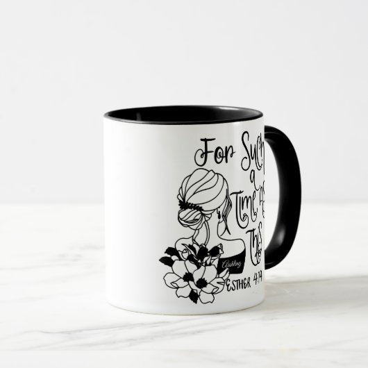 Personalisiert für eine solche Zeit Christlich Tasse (VorderseiteRechts)
