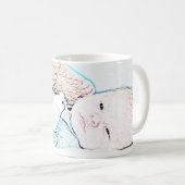 Personalisiert für einen Kunden Kaffeetasse (VorderseiteRechts)