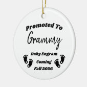 Personalisiert für Großeltern-Ornament Keramik Ornament (Links)