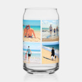 Personalisiert für Ihre FotoCollage anpassen Dosenglas (Rückseite)