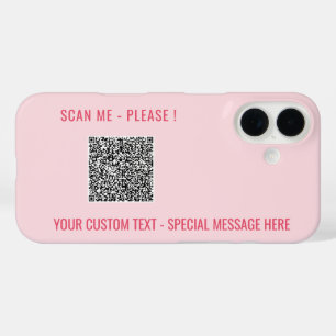 Personalisiert für Ihren QR-Code Benutzerdefiniert iPhone 16 Hülle