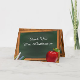 Personalisiert für Lehrer Vielen Dank Dankeskarte