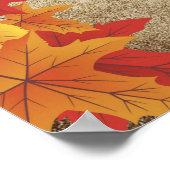 Personalisiert für meine Ehefrau von Ehemann Poster (Ecke)