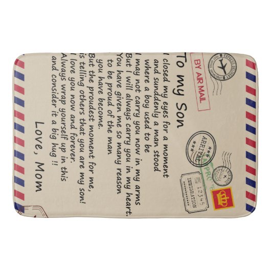 Personalisiert für meine Tochter aus der Mama Badematte (Vorderseite)