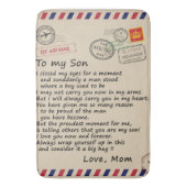 Personalisiert für meine Tochter aus der Mama Badematte (Vorderseite Vertikal)