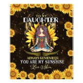 Personalisiert für meine Tochter Fotodruck (Vorne)