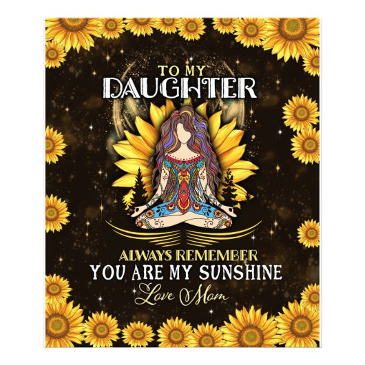 Personalisiert für meine Tochter Fotodruck (Vorne)