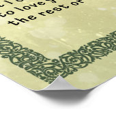 Personalisiert für meine Tochter von Mama Wolf Bla Poster (Ecke)