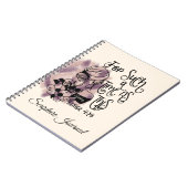 Personalisiert für so eine Zeit wie diese Schrift Notizblock (Linke Seite)