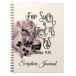 Personalisiert für so eine Zeit wie diese Schrift Notizblock