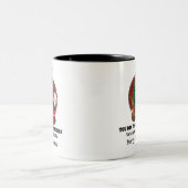 Personalisiert für Weihnachten Zweifarbige Tasse (Mittel)