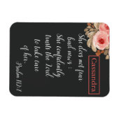 Personalisiert fürchtet sie keine schlechten Nachr Magnet (Horizontal)