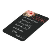 Personalisiert fürchtet sie keine schlechten Nachr Magnet (Linke Seite)